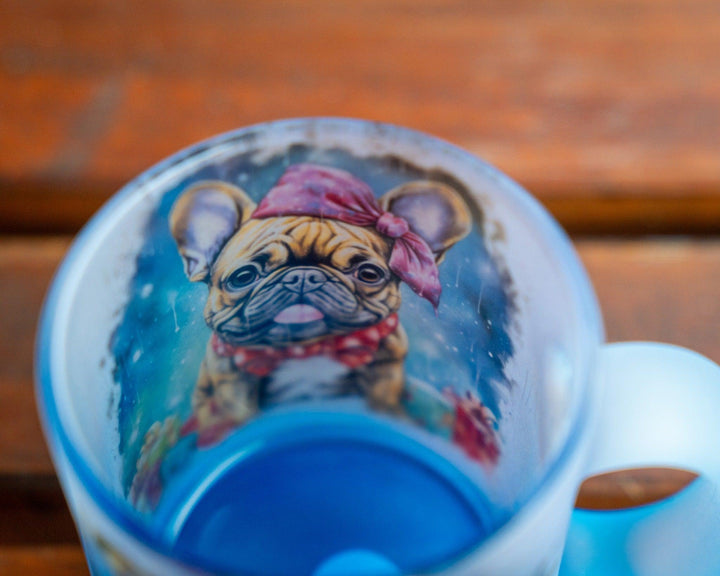 Winter Frenchie - Tasse - Bobbis Store Hunde
