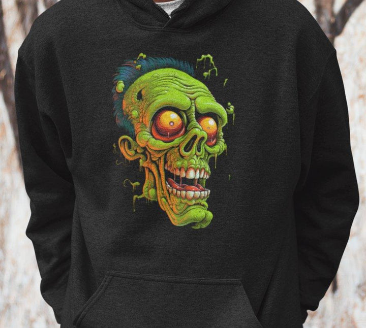 Zombie Hochwertiger Öko Kapuzenpullover - Bobbis Store Hunde