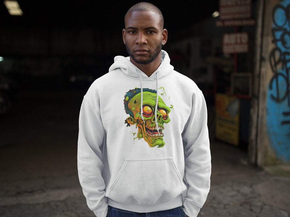 Zombie Hochwertiger Öko Kapuzenpullover - Bobbis Store Hunde